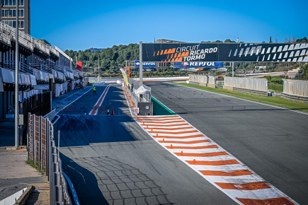 image aérienne du circuit de Valencia
