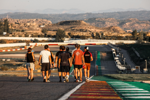 Circuit motorland Aragon tour à pied avec MPS