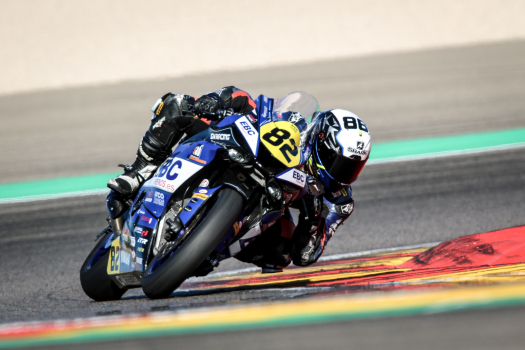 Photo virage circuit Aragon avec MPS